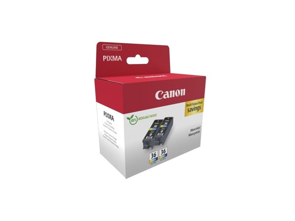 Canon 1511B025, musta, Syaani, Magenta, Keltainen, 2 kpl, Kaksoispakkaus
