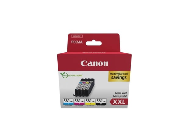 Canon 1998C006, musta, Syaani, Magenta, Keltainen, 4 kpl, Monipakkaus