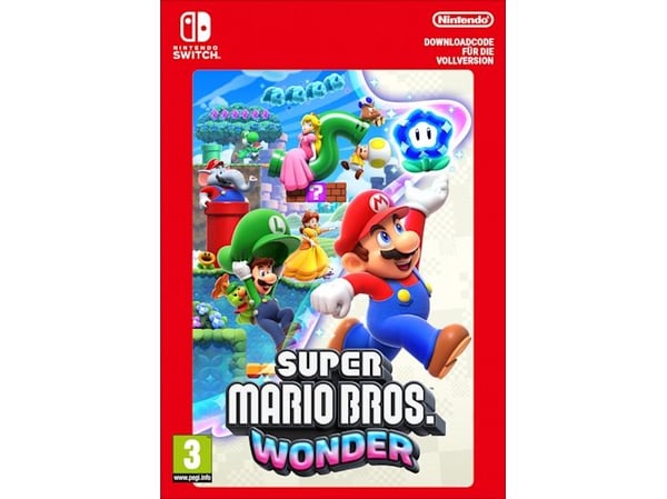 Nintendo Super Mario Bros. Wonder, Nintendo Switch, Moninpelitila, RP (odottaa luokitusta), Fyysinen media