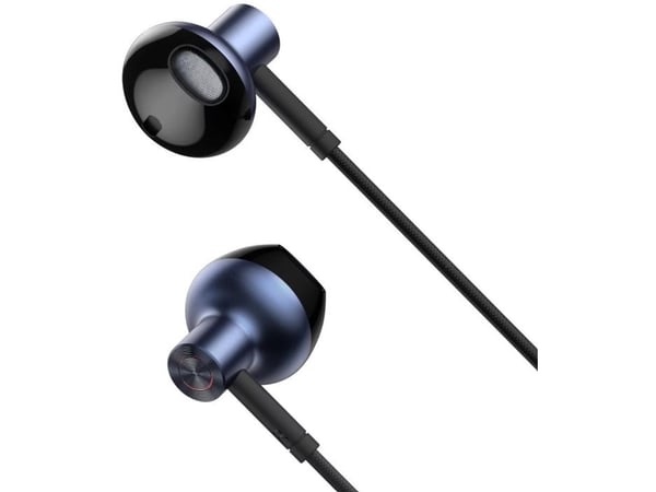 Baseus Encok H19 - Ørepropper med mikrofon - i øret - kablet - 3,5 mm jakk - svart