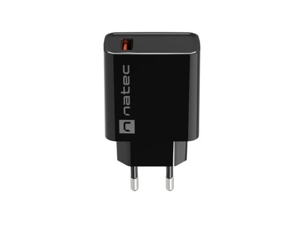 NATEC USB-LATURI RIBERA 18W USB-A MUSTA