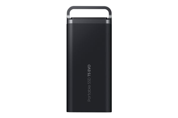 Samsung T5 Evo MU-PH4T0S - SSD - kryptert - 4 TB - ekstern (bærbar) - USB 3.2 Gen 1 (USB-C kontakt) - 256-bit AES - svart
