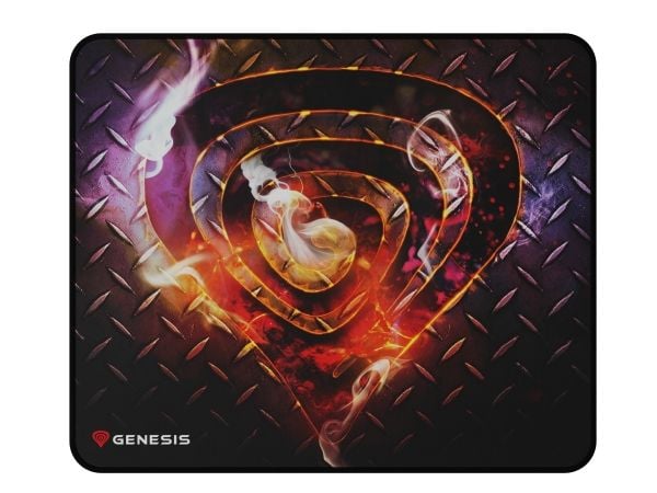 GENESIS Carbon 500 M Steel G2, Flerfarget, Bilde, Stoff, Gummi, Antiskliunderlag, Musematte til gaming