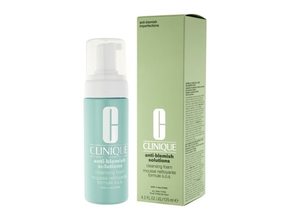 CLINIQUE ANTI-BLEMISH SOLUTIONS CLEANSING FOAM ALL SKIN TYPES 125 ML
