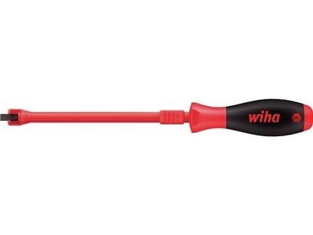 Wiha 398SF 6,0x175 skrutrekker til verksted, klinge-bredde: 6 mm, klinge-lengde: 175 mm