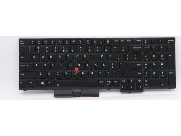 Primax - Erstatningstastatur for bærbar PC - bakbelysning - Engelsk - Europa - svart - for ThinkPad P15s Gen 1 20T4, 20T5