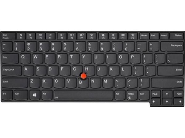 Primax - Erstatningstastatur for bærbar PC - bakbelysning - USA - FRU - for ThinkPad T480
