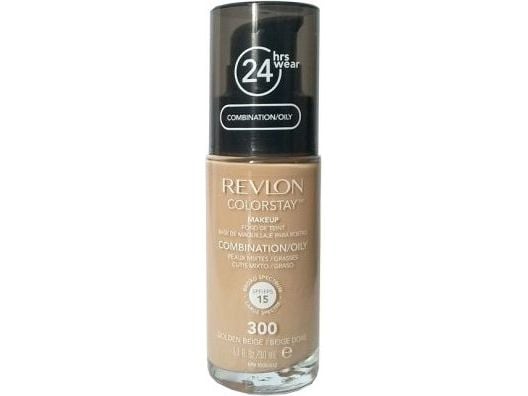 Revlon ColorStay, Pumpe flaske, Væske, Flere hudtyper, Fet hud, Medium, Nøytral, Beige