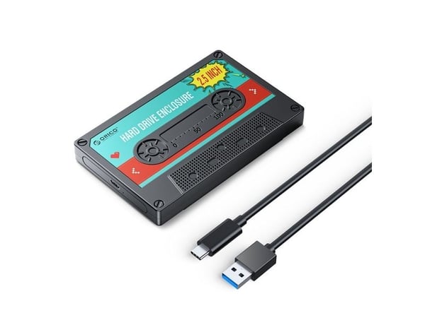 Orico SATA 2,5" USB-C 6Gbps-kapsling (2580C3-V1-BK-EP)