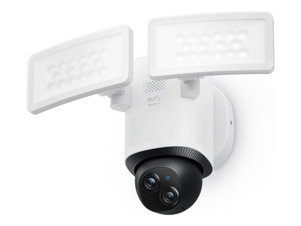 Eufy Floodlight E340 - Nettverksovervåkingskamera - panorering / tipping - utendørs - værbestandig - farge (Dag og natt) - 3K, 2K - lyd - trådløs -...