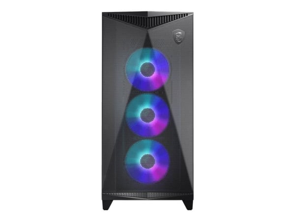 MSI MPG GUNGNIR 300R AIRFLOW - Mid tower - utvidet ATX (E-ATX) - sidepanel med vindu (herdet glass) - ingen strømforsyning (ATX) - svart - USB/lyd