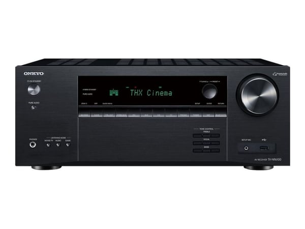 Onkyo TX-NR6100 - AV-nätverksreceiver - 8K - 60 fps - HDR - 7,2-kanal - svart