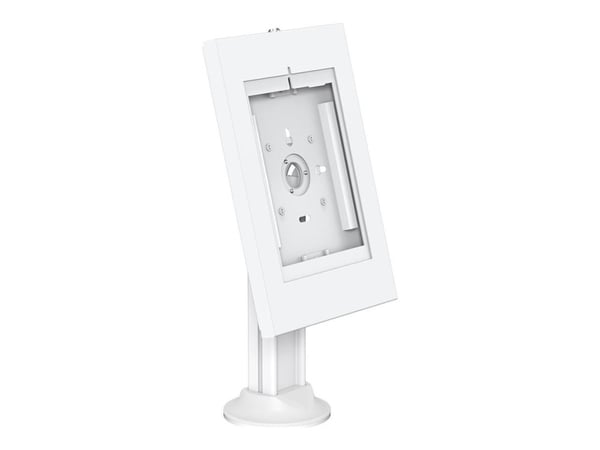 Neomounts DS15-640WH1 - Stativ - for nettbrett - låsbar - stål - hvit - skjermstørrelse: 9.7"-11" - monteringsgrensesnitt: 75 x 75 mm - skranketopp...