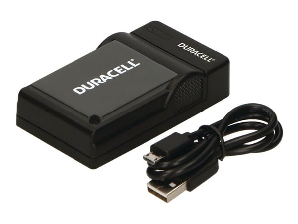 Duracell - USB-paristolaturi - 1 x paristolaturi - musta