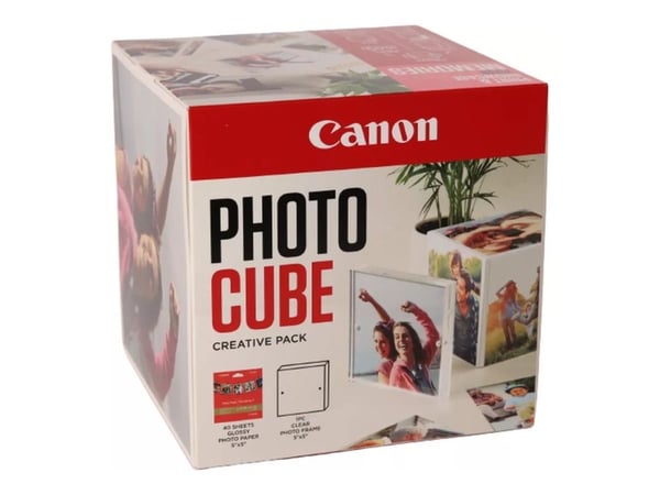Canon PP-201 - Blank - rosa - 130 x 130 mm 40 ark fotopapper - för MAXIFY GX3050, GX4050, GX5050, GX5550, GX6550; PIXMA G1530, G2570, G3570, G4570,...