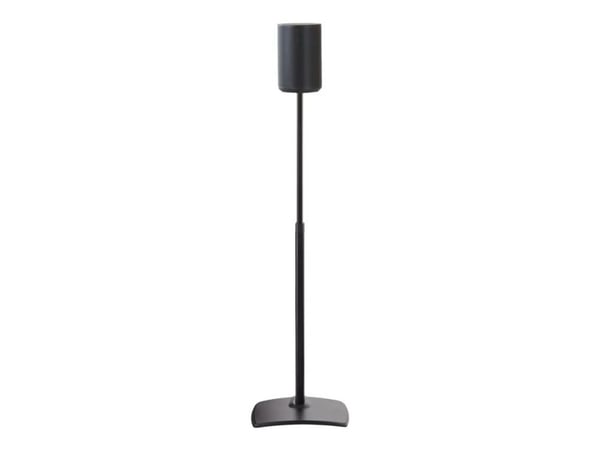 Sanus WSSE1A1-B2 - Stativ - for høyttaler(e) - høydejusterbar - ekstrudert aluminium, stål - svart - plassering på gulv - for Sonos Era 100