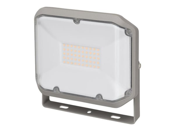 Brennenstuhl AL 3050 - Flomlys - LED - 30 W - klasse E - varmt hvitt lys - 3000 K - flat - grå