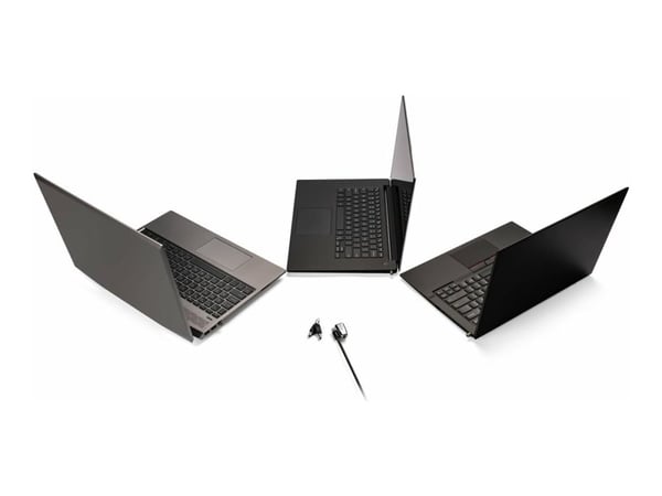 Kensington ClickSafe 2.0 3-in-1 Keyed Laptop Lock - Master Keyed - Sikkerhetskabellås - 1.8 m