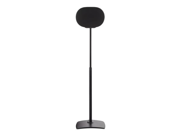 Sanus WSSE3A1-B2 - Stativ - for høyttaler(e) - høydejusterbar - ekstrudert aluminium, stål - svart - plassering på gulv - for Sonos Era 300