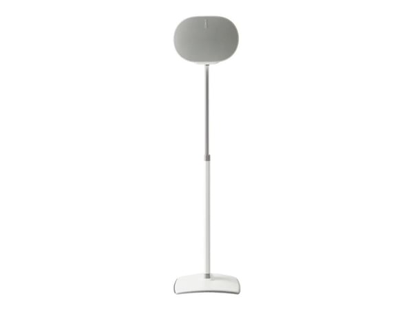 Sanus WSSE3A1-W2 - Stativ - for høyttaler(e) - høydejusterbar - ekstrudert aluminium, stål - hvit - plassering på gulv - for Sonos Era 300