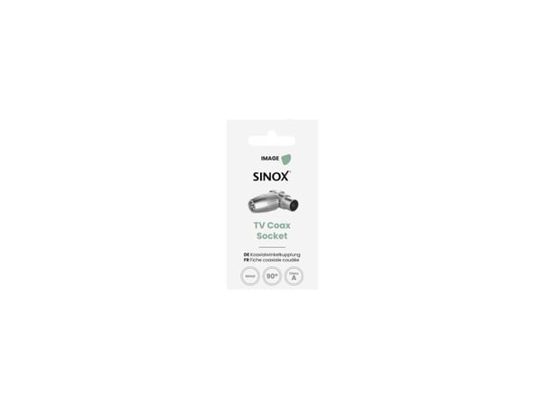 Sinox Coax metalliantenniliittimet YouSee &amp; Stofa hyväksynyt