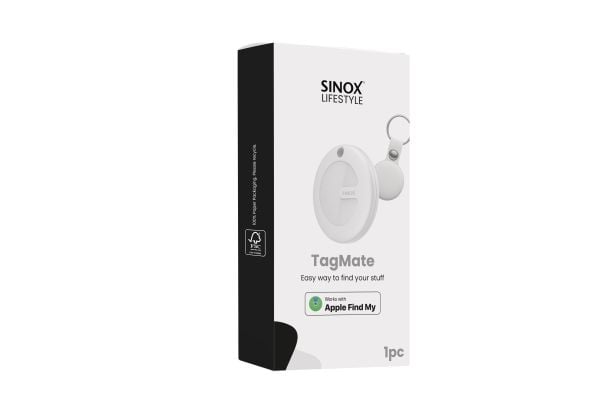 Sinox Lifestyle TagMate musta avaimenperä