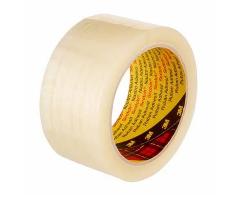 Emballasjetape 371 50mmx66m klar (6)