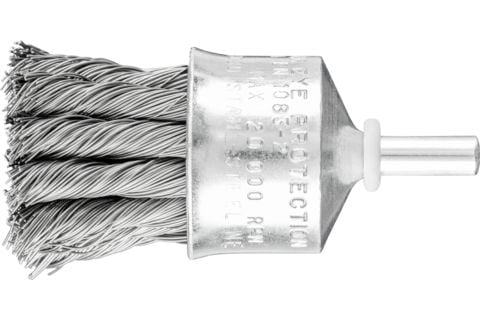 PFERD 43706005, Kopp stålbørste, 6 mm, 3 cm, 20000 RPM, 10 stykker