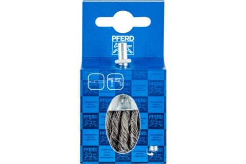 PFERD 43706005, Kopp stålbørste, 6 mm, 3 cm, 20000 RPM, 10 stykker