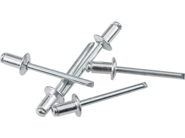 kwb 407482, Rørformet nagle, Aluminium, Rustfritt stål, Zink, 4,8 mm, 12 mm