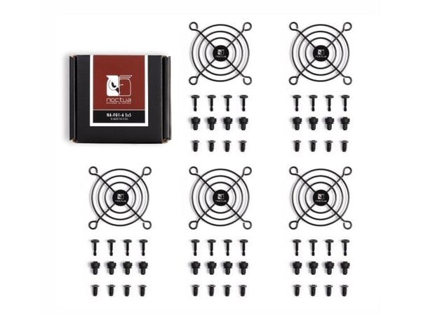Noctua NA-FG1-6 SX5, Viftegrill, Stål, 6 cm, 50 x 50 mm, 5 stykker, Boks