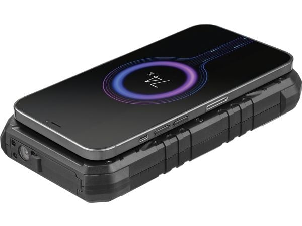 Sandberg Active Survivor - Strømbank - 10000 mAh - 37 Wh - 22.5 watt - 5 A - PD - 2 utgangskontakter (USB, USB-C) - på kabel: USB-C