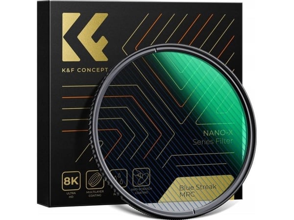 Kf Blue Streak anamorfiskt filter K&amp;f Nano-x Mrc 77mm / Kf01.2101