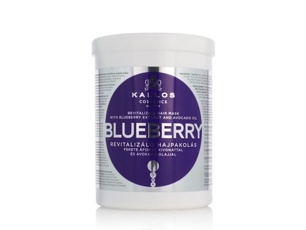 Kallos Hair Mask With Blueberry Extract And Avocado Oil 1000 ml