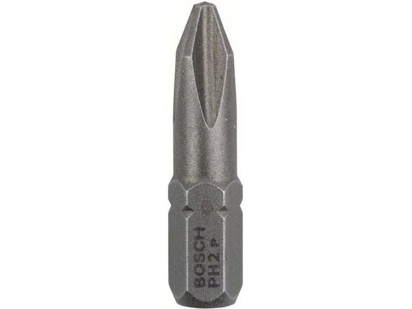 Bosch - Spiss for skrutrekker - 3 deler - 1/4" - phillips - PH2 - heksagonal - lengde: 25 mm