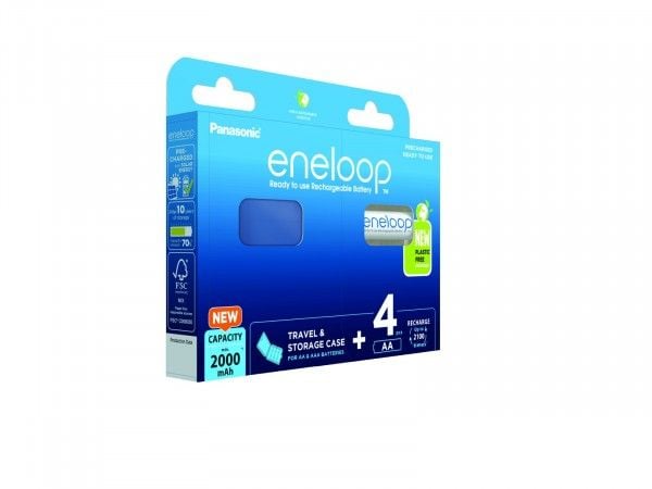 Panasonic eneloop BK-3MCDE - Batteri 4 x AA-type - NiMH - (ladbare) - 2000 mAh