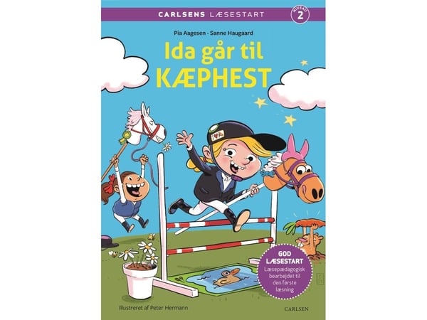 Carlsens Lesestart: Ida går til kjepphest | Pia Aagensen; Sanne Haugaard | Språk: Dansk