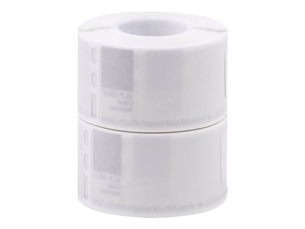 Seiko Instruments SLP-2RLC - Blank - 28 x 89 mm 260 etikett(er) (2 rull(er) x 130) adresselapper - for Smart Label Printer 620, 650SE