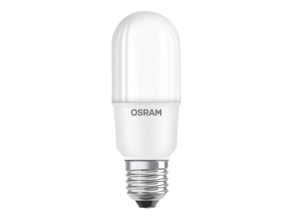 OSRAM LED STAR - LED-lyspære - form: stav - mattslipt finish - E27 - 9 W (ekvivalent 75 W) - klasse E - kjølilg hvitt lys - 4000 K