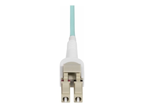 Startech 5m (15ft) LC to LC (UPC) OM4 Switchable Fiber Optic Cable 50/125µm, 100G Networks, Toolless Polarity Switching, Low Insertion Loss - LSZH ...