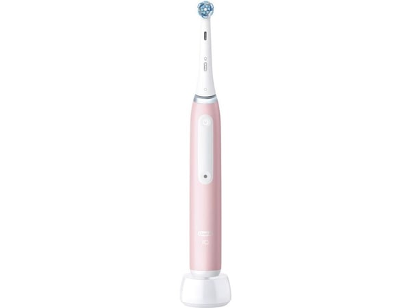 Oral-B iO3-serien elektrisk tandborste, antal borsthuvuden: 1, 3 borstlägen, Blush Pink