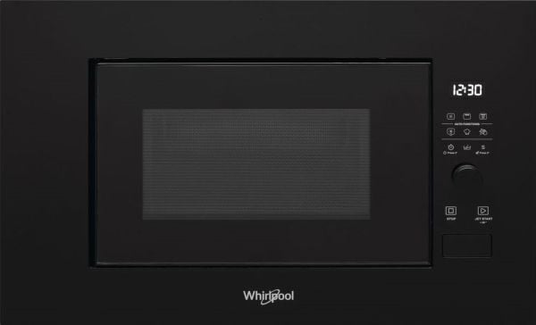 Whirlpool WMF200GNB - Mikrobølgeovn med grill - innebygd - 20 liter - 800 W - svart