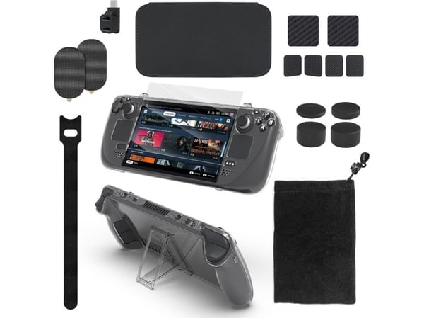 JYS 18w1 til Steam Deck-etui + etui + Type-C-adapter + beskyttelse Jys-sd021