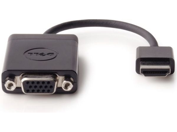 Dell - Videoadapteri - HDMI han til HD-15 (VGA) hun - lajittelu - Inspiron 14 34XX, 15 75XX; Latitude 5289 2-In-1, E7240; OptiPlex 50XX; Precision ...