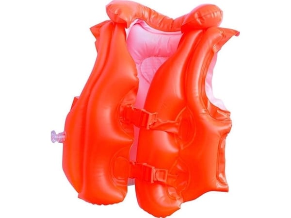 Intex 58671EU, Oransje, Svømmevest, Monokromatisk, Vinyl, 3 år, 6 år