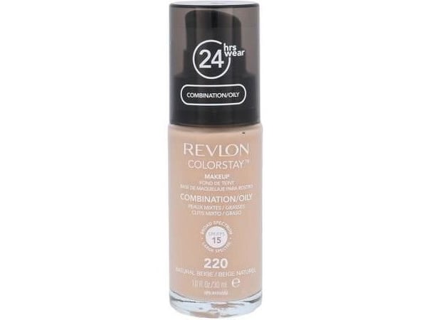 Revlon ColorStay, Pumppupullo, Nestemäinen, Sekaiho, Rasvoittuva iho, Medium skin, Viileä, Beige