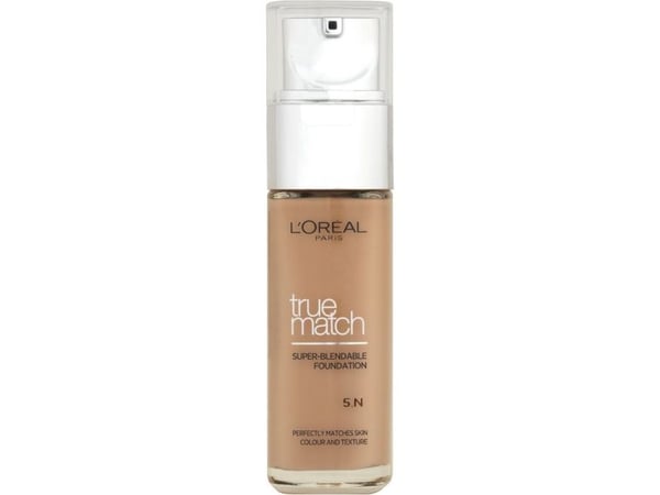 L’Oréal Paris True Matcoolh Founeutraldationeutral 5.neutral Saneutrald, Pumpe flaske, Væske, Beige, 5.N, Sand, Medium, Nude hud, Sand, Solbrun hud