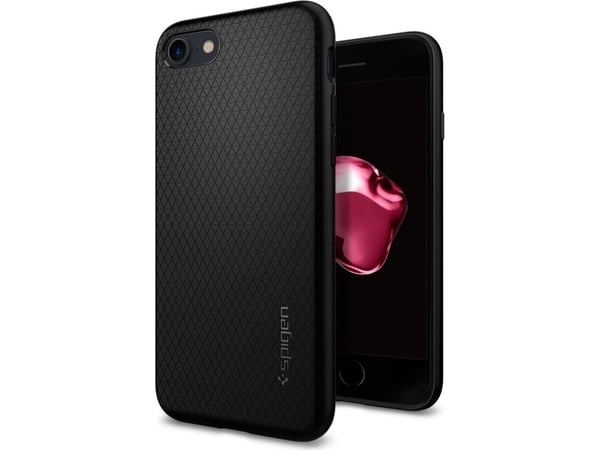 Spigen Liquid Armor, Suojus, Apple, iPhone 7, 11,9 cm (4.7"), Musta