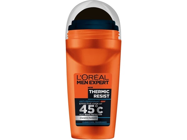 L'Oréal Paris Men Expert Antiperspirant Thermic Resist Deodorant Ball, 48H Protection 50ml