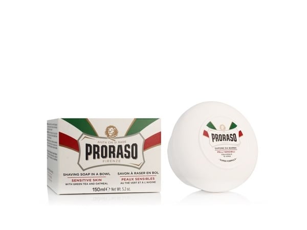 Proraso Sensitive Skin-barbersåpe i skål 150 ml